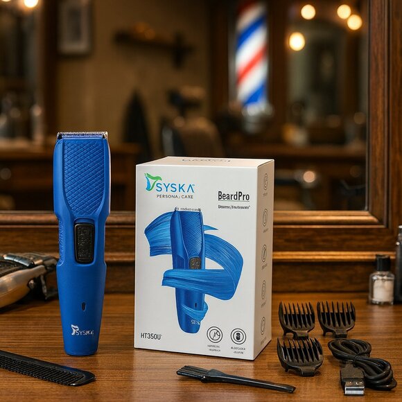 Syska HT350U Beard Pro Trimmer, Beard And Hair Trimmer For Men - Picture 1 of 5